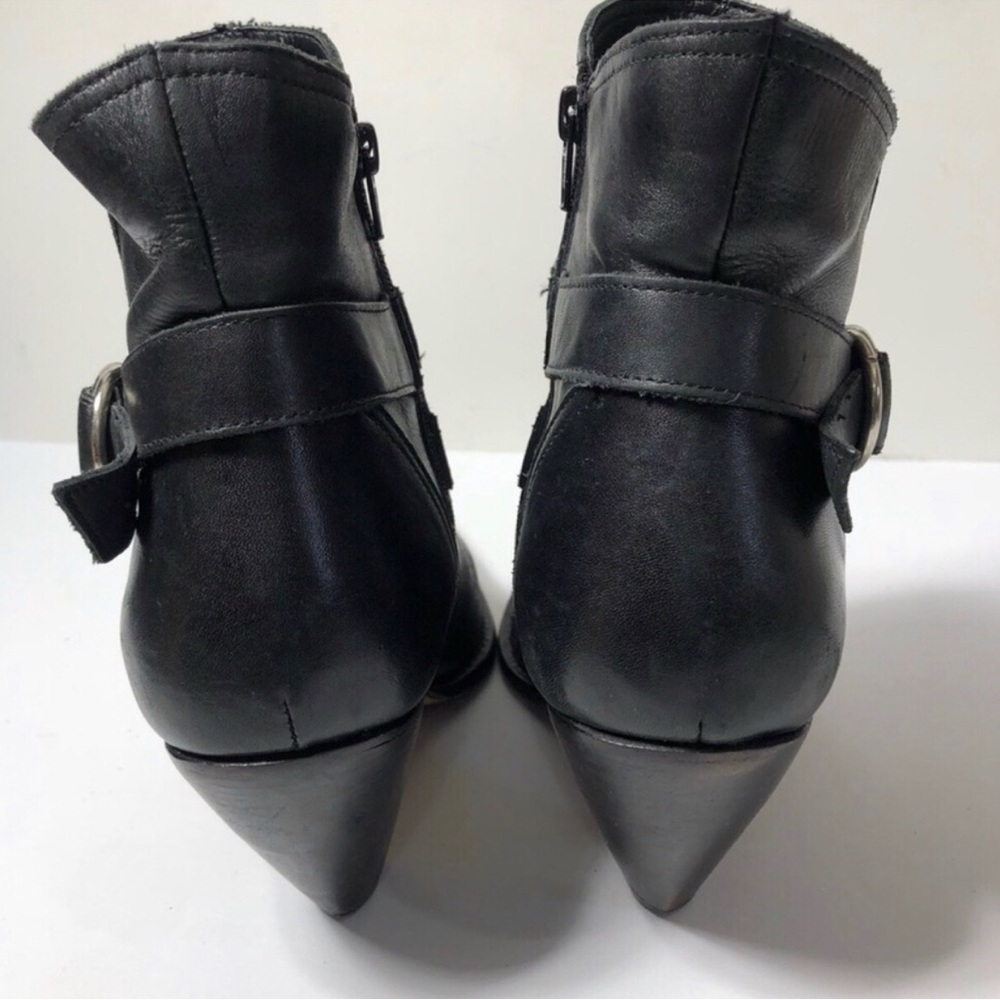 Charlie 1 Horse Handcrafted Leather Cowgirl Black Boots. Size 8. - Picture 5 of 9